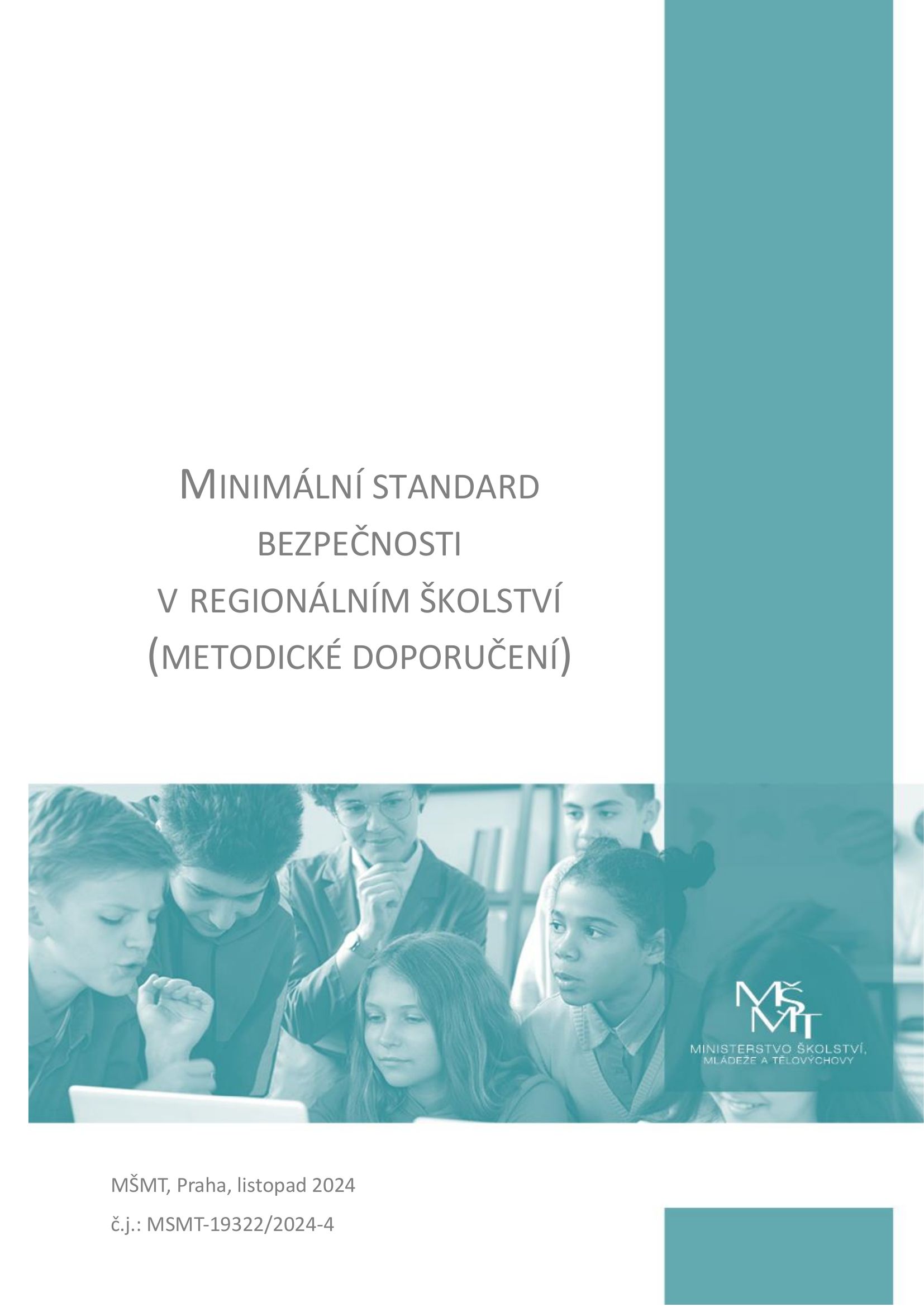 Title page of the Minimum Standard of Safety in Regional Education